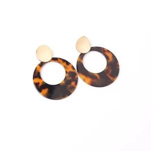Tortoiseshell Fashion Earrings